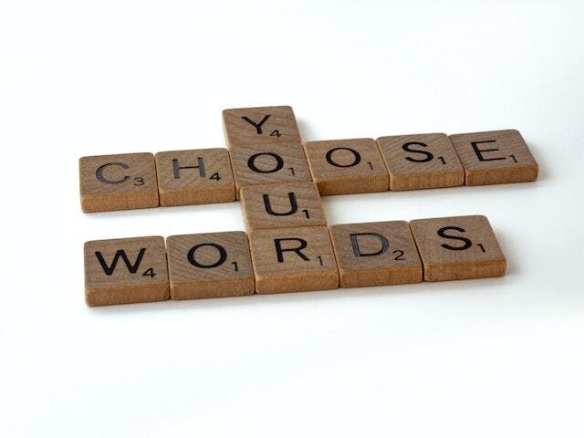 Choose your words Scrabble